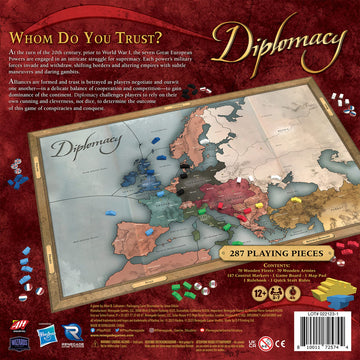 Renegade Game Studios Diplomacy Board Game by Renegade - Strategy Game of Alliances & Betrayal, European Negotiation Game Ages 12+, 2-7 Players