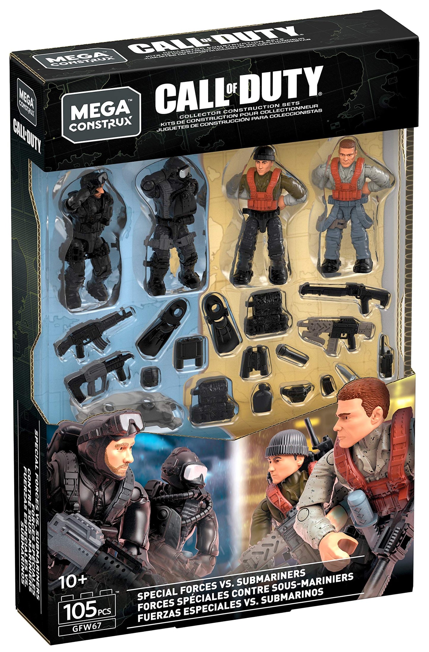 Mega Construx Call of Duty Seals vs Submariners