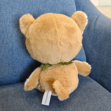 FRANKIEZHOU Shiba Inu Plush, 10'' Stuffed Animal, Light Brown, Soft Toy for Kids, Cuddly Dog, Hug Pillow, Baby Gift