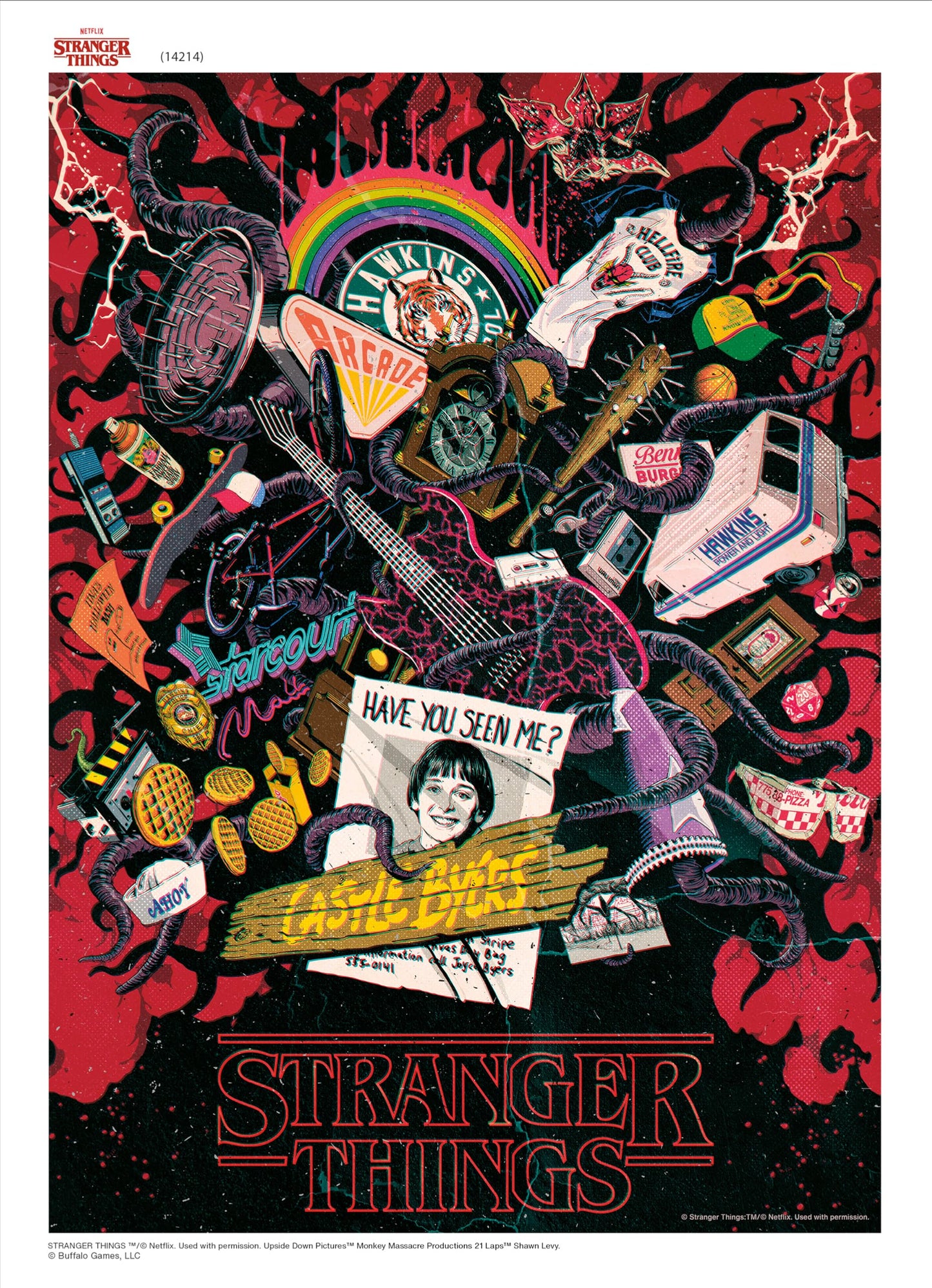 Buffalo Games - Stranger Things Castle Byers - 1000 Piece Puzzle for Adults