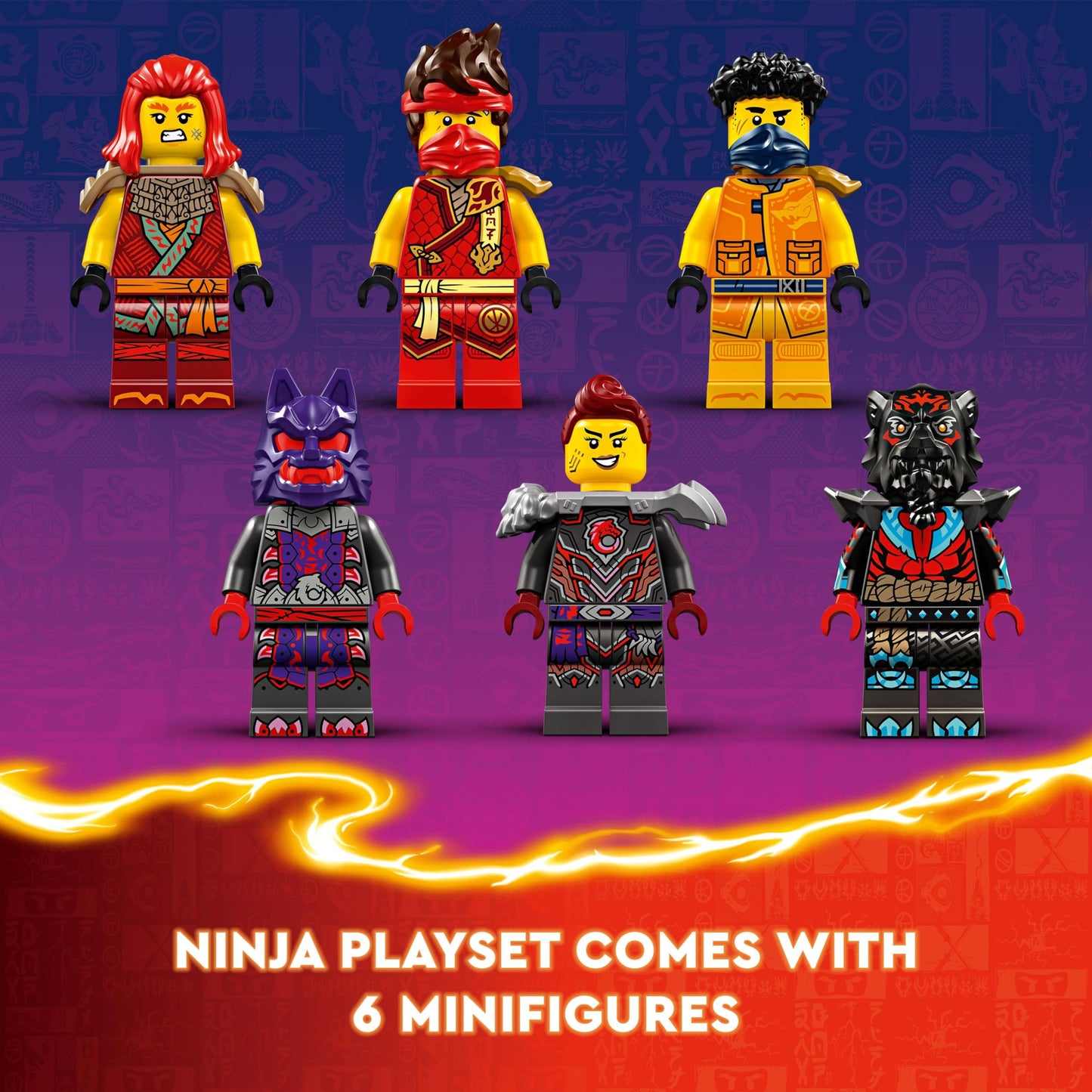 LEGO NINJAGO Source Dragon of Motion Adventure Toy for Kids, Ninja Playset for Independent Play with 6 Minifigures, Birthday Gift for Boys and Girls