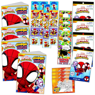 Bendon Spidey and His Amazing Friends Party Pack Stickers Includes Spidey Stickers, Reward Sticker Set, Superhero Door Hanger, and More