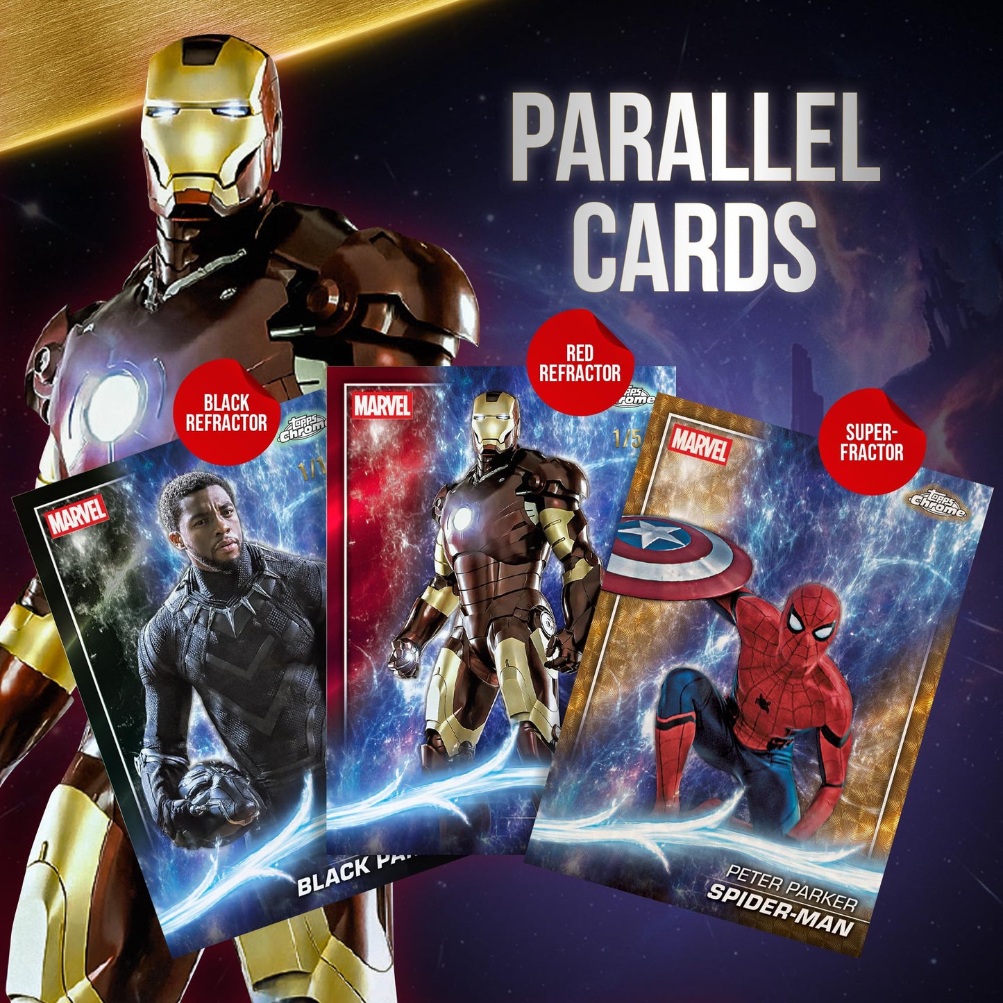 2025 Topps Marvel Studios Chrome - Factory Sealed - Value Box