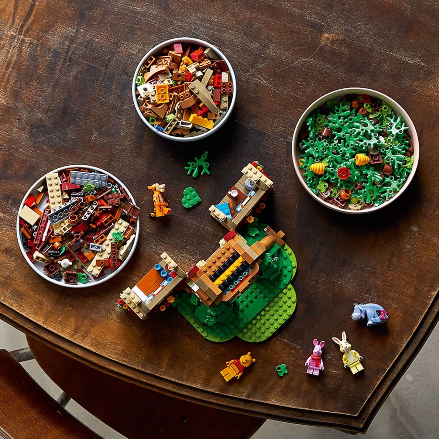 LEGO Ideas Disney Winnie The Pooh 21326 Building Set - Home Décor Collectible Gift with Piglet Minifigure and Eeyore Figure, Pooh Bear House Opens for