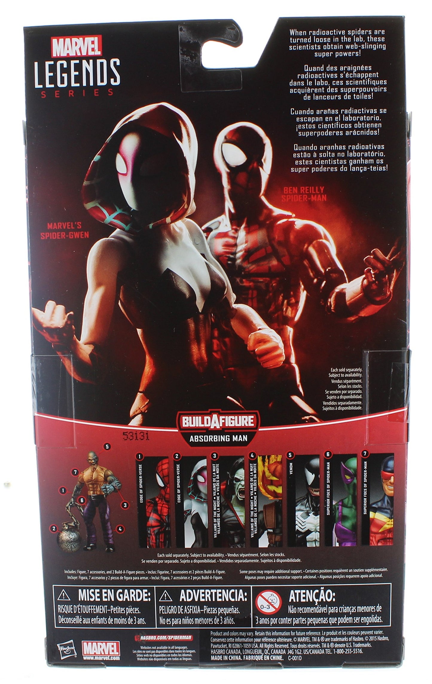 Marvel Legends Series: Edge of Spider-Verse: Ben Reilly Spider-Man