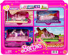 Barbie Mini Land Movie-Inspired Vehicle Collection, Includes 8 1.5-inch Dolls & 4 Vehicles Inspired by the Film