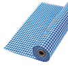 Fun Express Blue and White Argyle Tablecloth Cover Roll (100 feet) Oktoberfest and Party Supplies