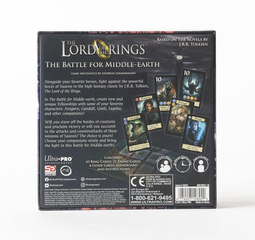 Lord of The Rings Card Game: Battle for Middle Earth - Build Your Fellowship and Defeat Your Enemies, Based on Novels by J.R.R. Tolkien