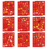 KYMY 2026 Chinese New Year Stickers, 18 Sheets Spring Festival Paper Stickers, Zodiac Horse Lunar New Year Party Favor Labels for Bottles, Envelopes