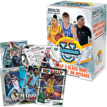 2024/25 Bowman University Chrome Basketball Factory Sealed Value Box - College Team Sets