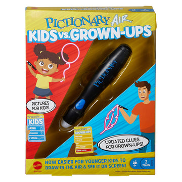 Pictionary Air Kids vs Grown-Ups Family Drawing Game, Links to Smart Devices, Gift for Kid, Family & Adult Game Night, Ages 6 Years & Older - Amazon