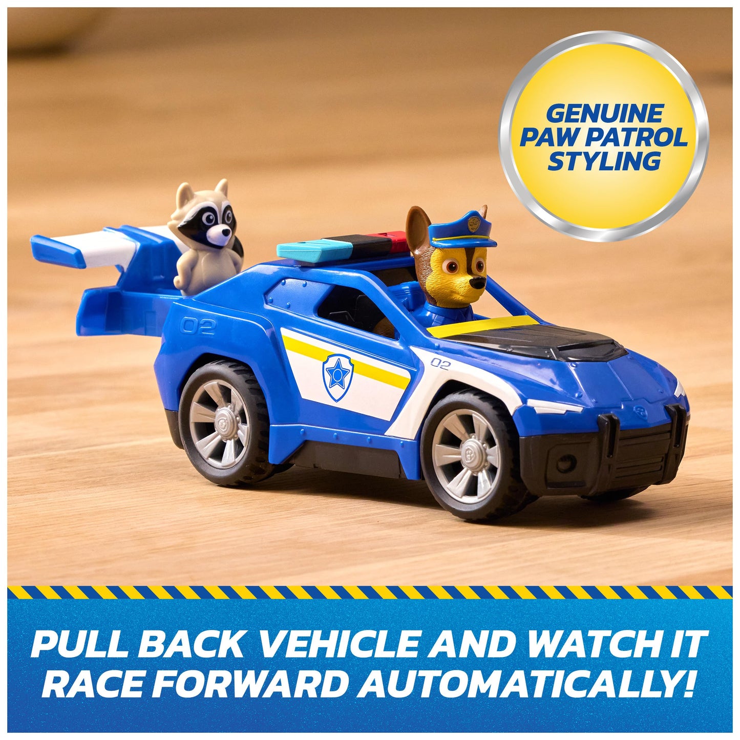 Paw Patrol: Search & Rescue, Chase Rescue Cruiser Vehicle with 2 Figures