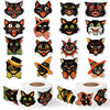 GUjianzi Vintage Black Cat Stickers - 1000Pcs Funny Cute Meme Decals for Kids Teen Adult, Aesthetic Kitty Waterproof Vinyl Sticker Gifts