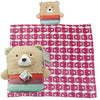 Kids Preferred Rise & Shine Sleepy Stuffs - Plush Stuffed Animal Blanket - Bear, 12 inches