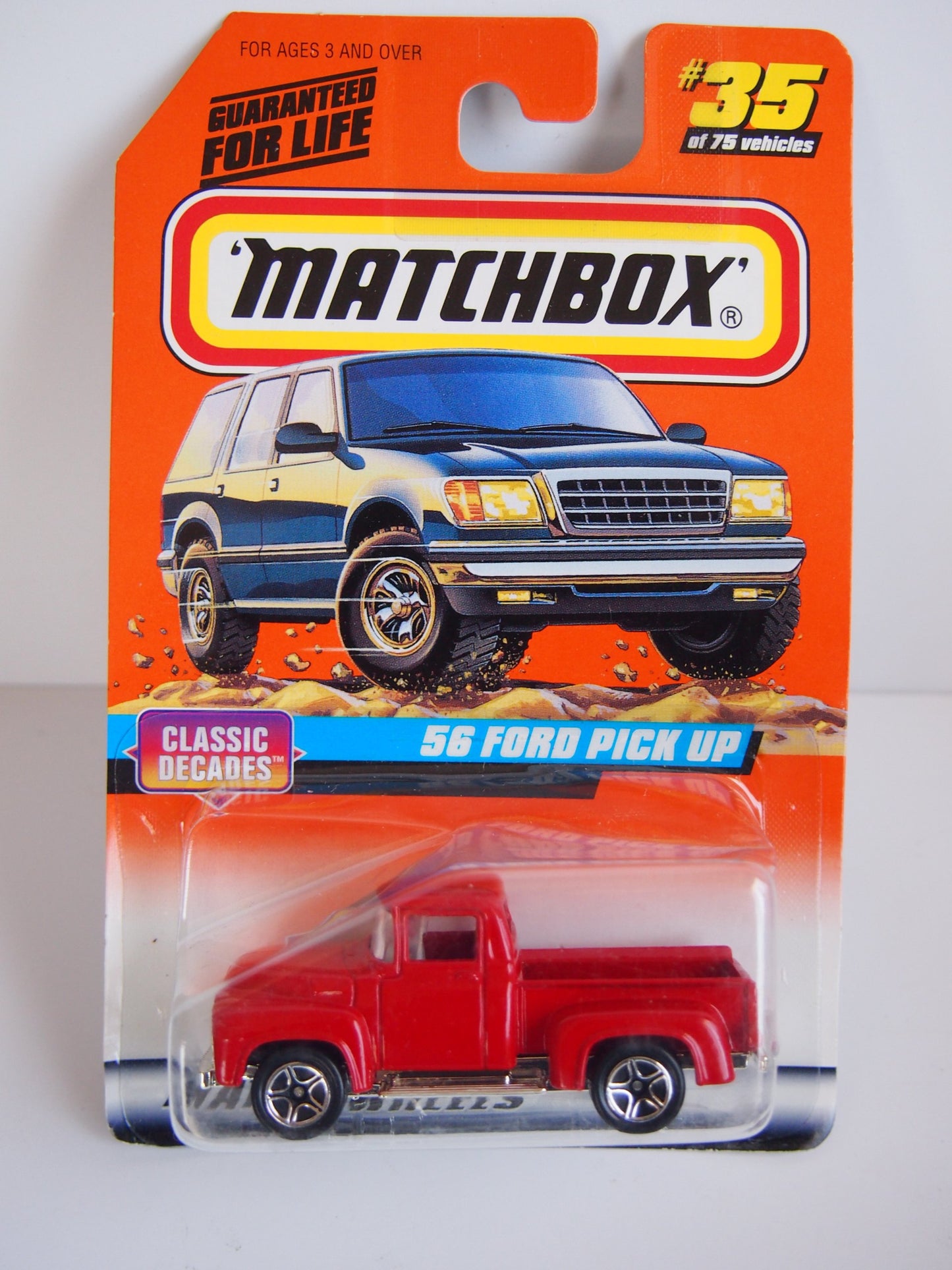 Matchbox Classic Decades 56 Ford Pick Up #35 1997 1:64 Scale