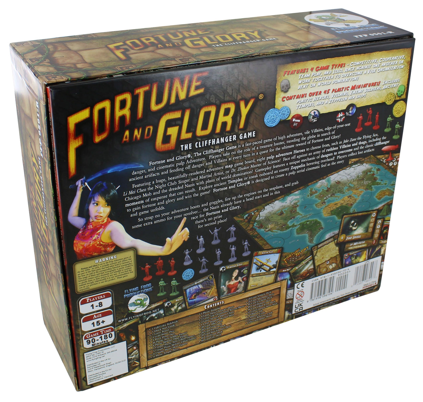 Flying Frog Productions Fortune and Glory: The Cliffhanger Game (Revised Edition)