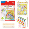 Faber-Castell Paint by Number Sweets - Kids Watercolor Paint by Number Craft (Ages 6+)