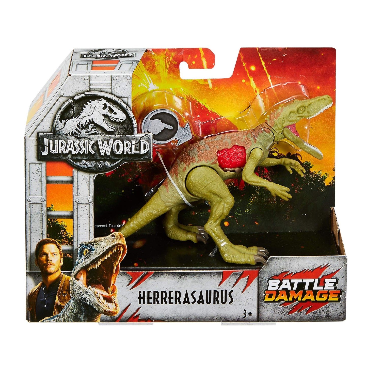 JURASSIC WORLD BATTLE DAMAGE Herrerasaurus