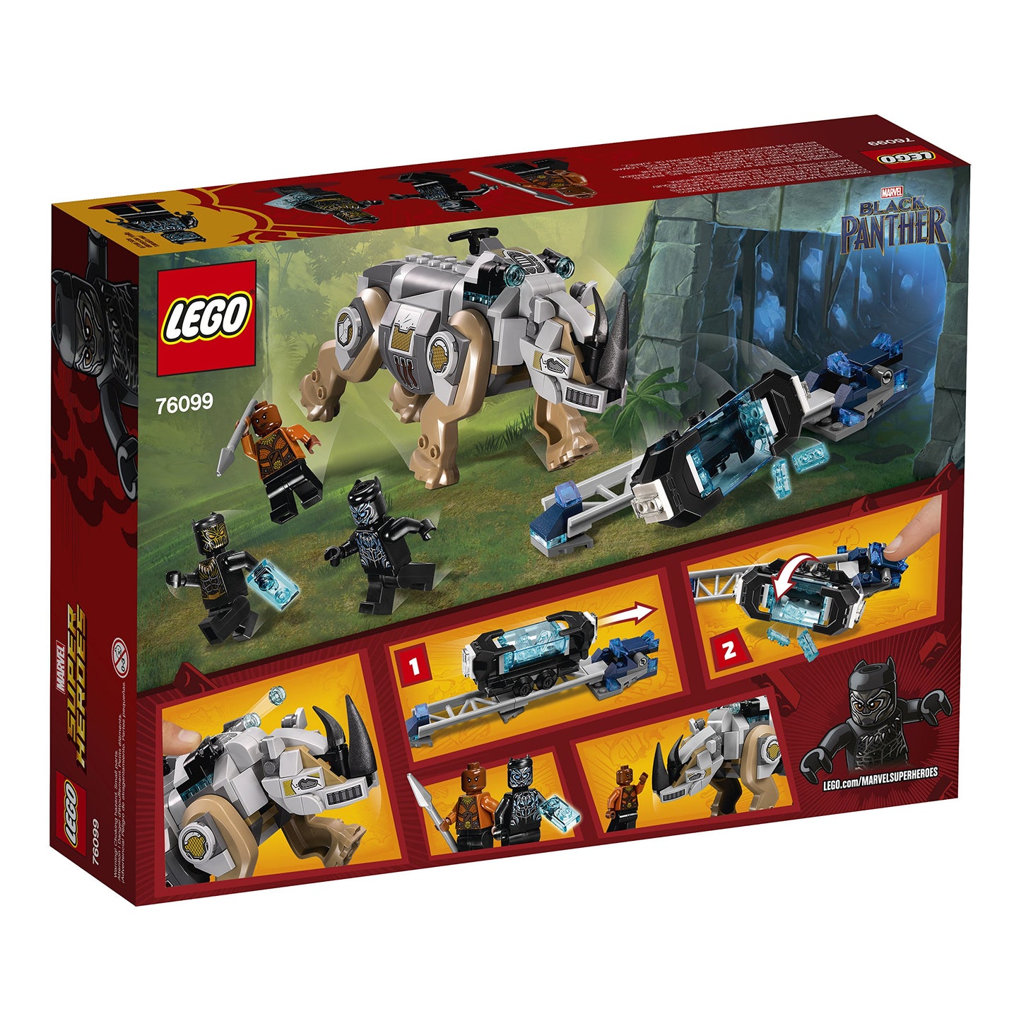 LEGO Marvel Super Heroes Rhino Face-Off by the Mine 76099 Building Kit (229 Piece)