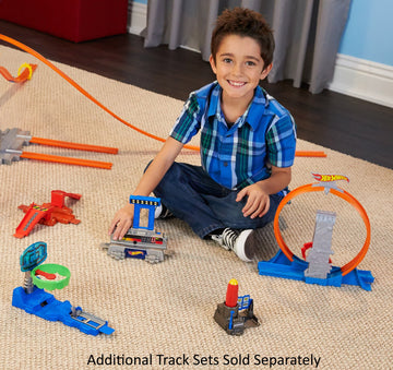 Hot Wheels Track Builder Deluxe Quick Kick Loop Stunt Set