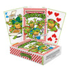 Aquarius Teenage Mutant Ninja Turtles Pizza Playing Cards Standard Size - Themed Novelty Deck with 52 Unique TMNT Designs - Collectible Merchandise