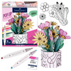 Faber-Castell Pop Up Coloring Bouquet: Wildflower - Crafts for Adults and Relaxation Gifts for Women | Craft Kits for Adults | Unique Gifts and DIY