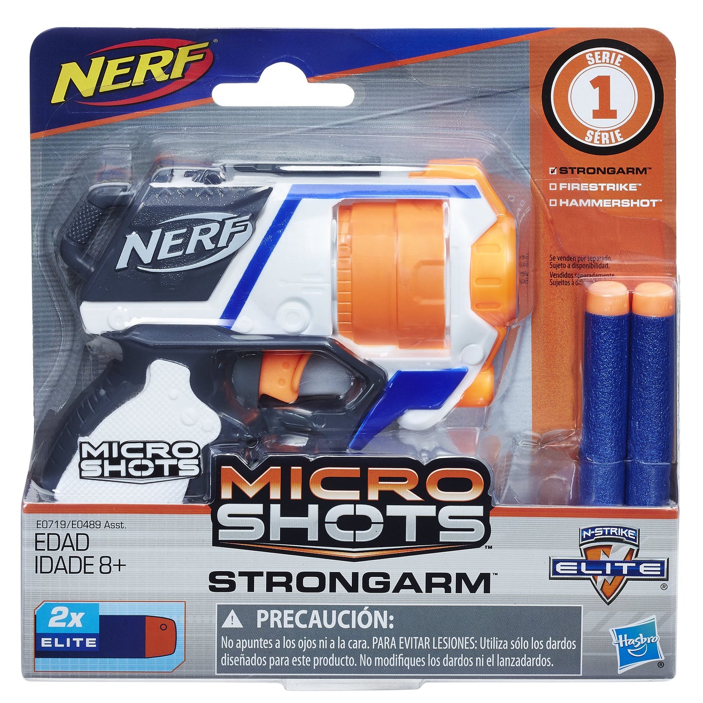 Nerf Microshots Strongarm Blaster and Combats