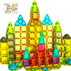 PicassoTiles Magnetic Tile 24pc Mini Diamond Magnetic Building Blocks Set Travel Size STEM Educational Construction Toy Portable Hands On Learning