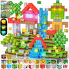Crifeton Magnetic Blocks 100 PCS with Light UP Magnetic Building Blocks, 3+ STEM Montessori Sensory Toys, Magnetic Cube for for 3 4 5 6 7 8 9 10 11 12