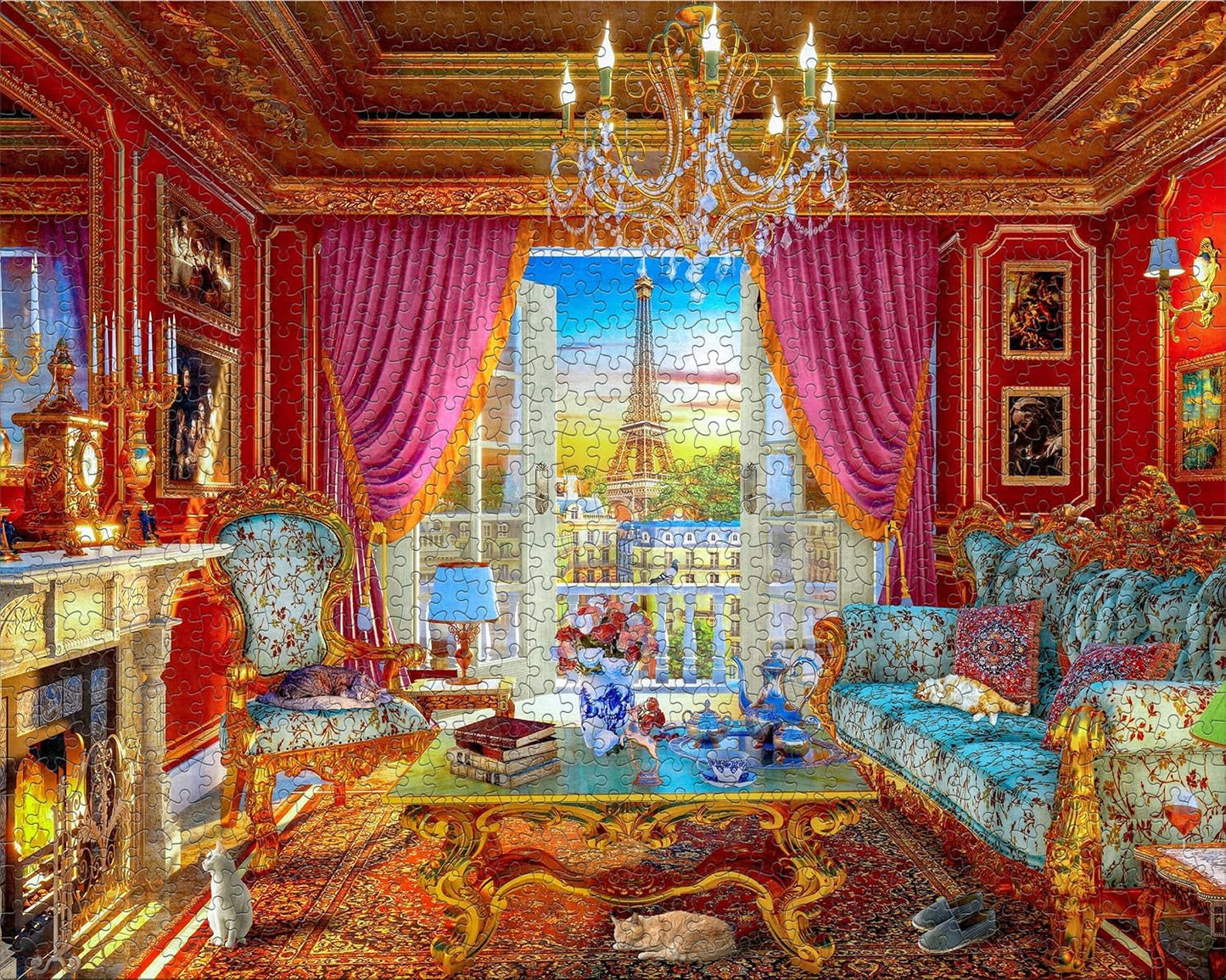 Ceaco - Parisian Luxury - 1000 Larger Sized Piece Jigsaw Puzzle