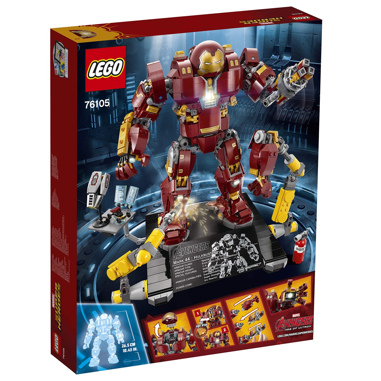 LEGO Marvel Super Heroes Avengers: Infinity War The Hulkbuster: Ultron Edition 76105 Building Kit (1363 Pieces)