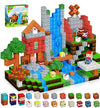 200PCS Magnetic Blocks, Magnetic Building Cube Toys for Kids, STEM Montessori Stacking, Sensory Education Toys for Toddlers Building World Set