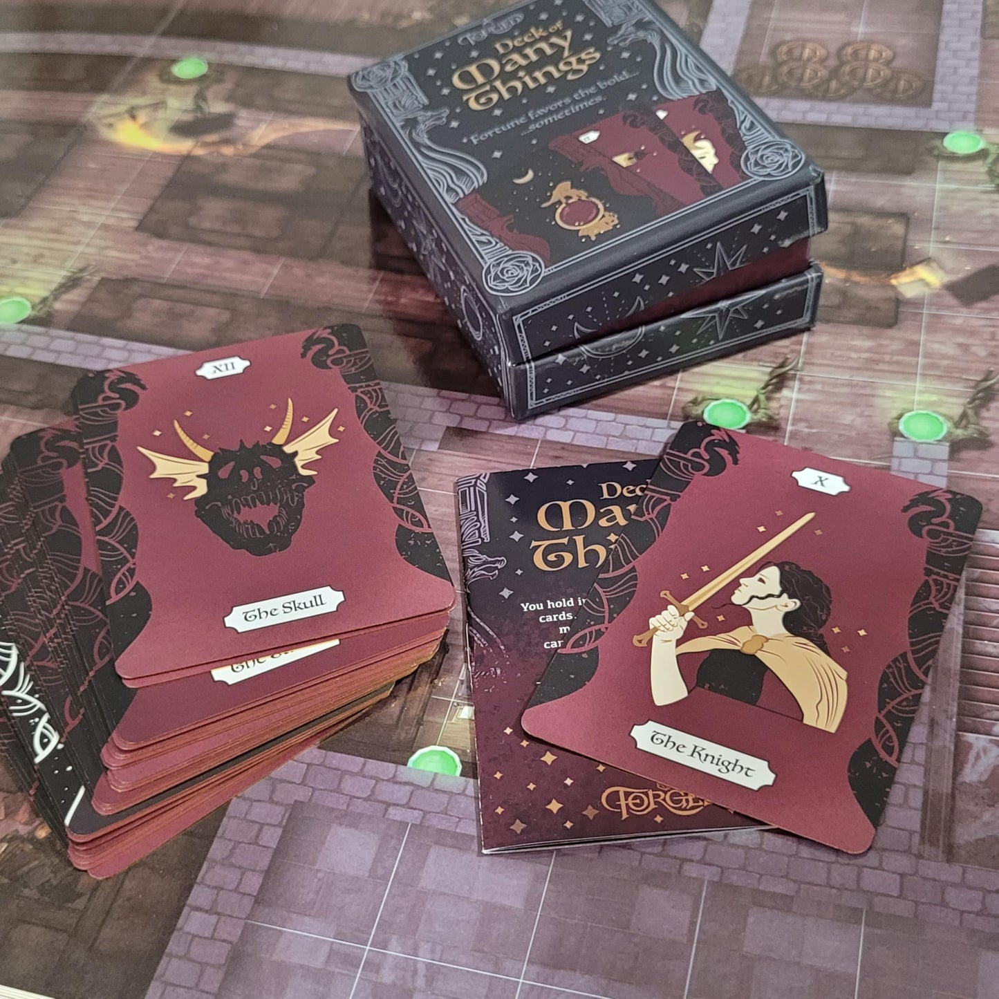 Forged Dice Co. Deck of Many Things - Premium RPG Playing Cards with Unique Art Illustrations - Compatible with Dungeons and Dragons Board Game, D&D