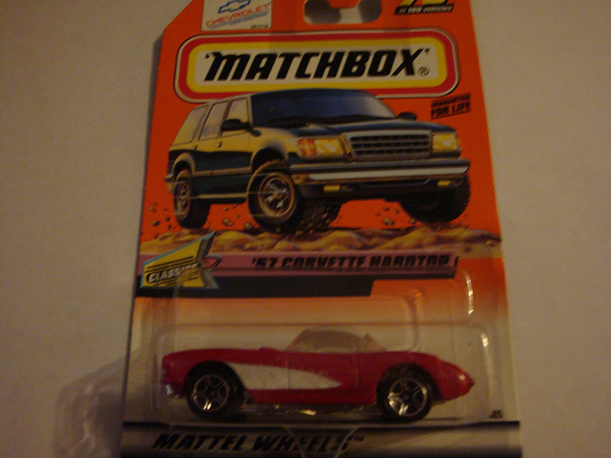 Matchbox 1998-75 of 100 Classics '57 Corvette Hardtop 1:64 Scale by MATCHOBOX