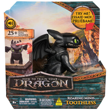 DreamWorks Dragons Roaring Minis Toothless Interactive Dragon Toy