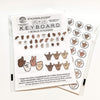 "Diversity" Skin Tone ASL Sign Language Keyboard Stickers + Bonus Restickable Decals