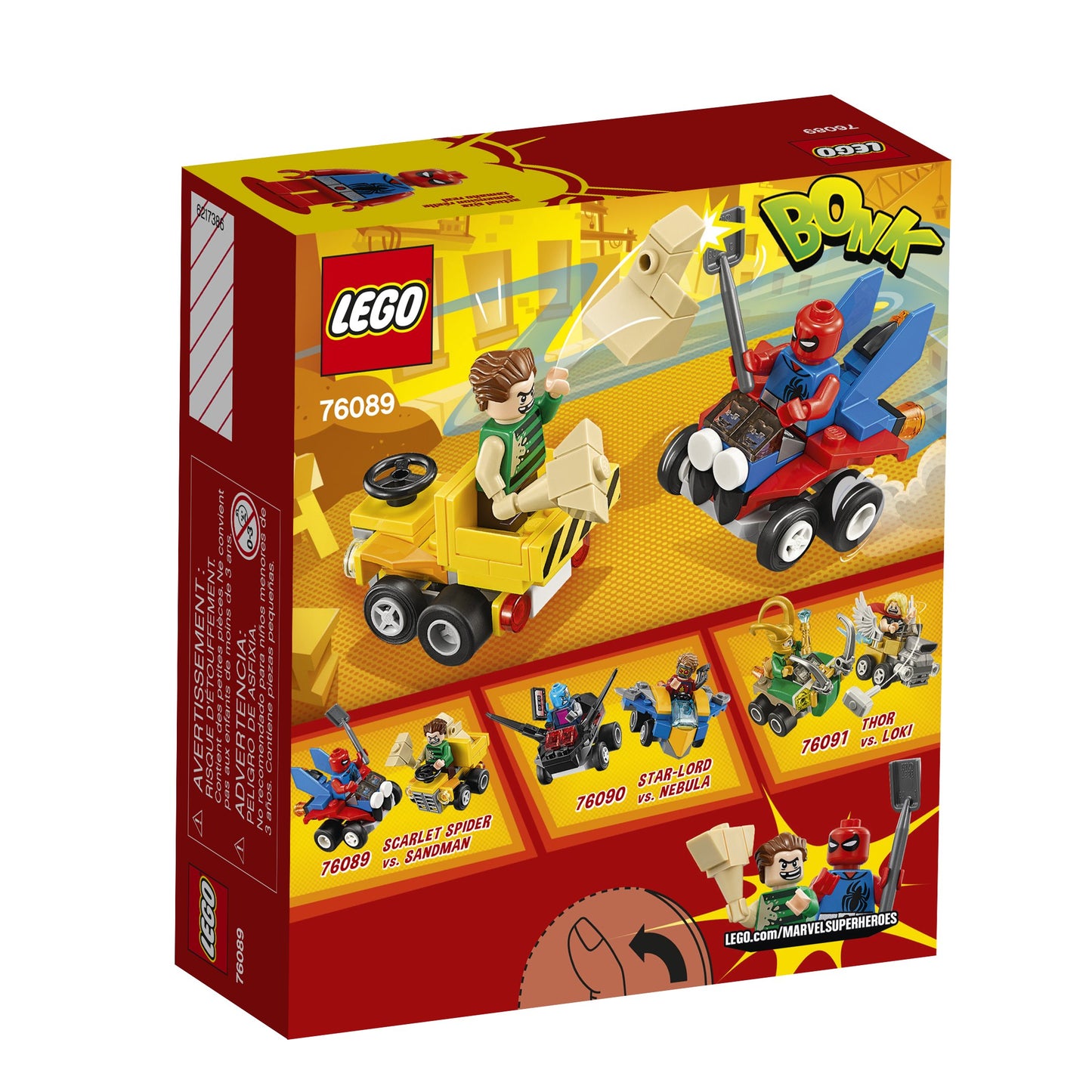 LEGO Marvel Super Heroes Mighty Micros: Scarlet Spider vs. Sandman 76089 Building Kit (89 Piece)