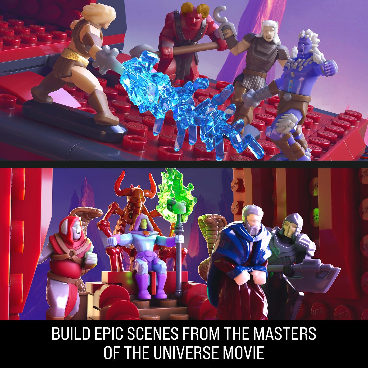 Mattel Brick Shop Masters of the Universe Clash at Snake Mountain