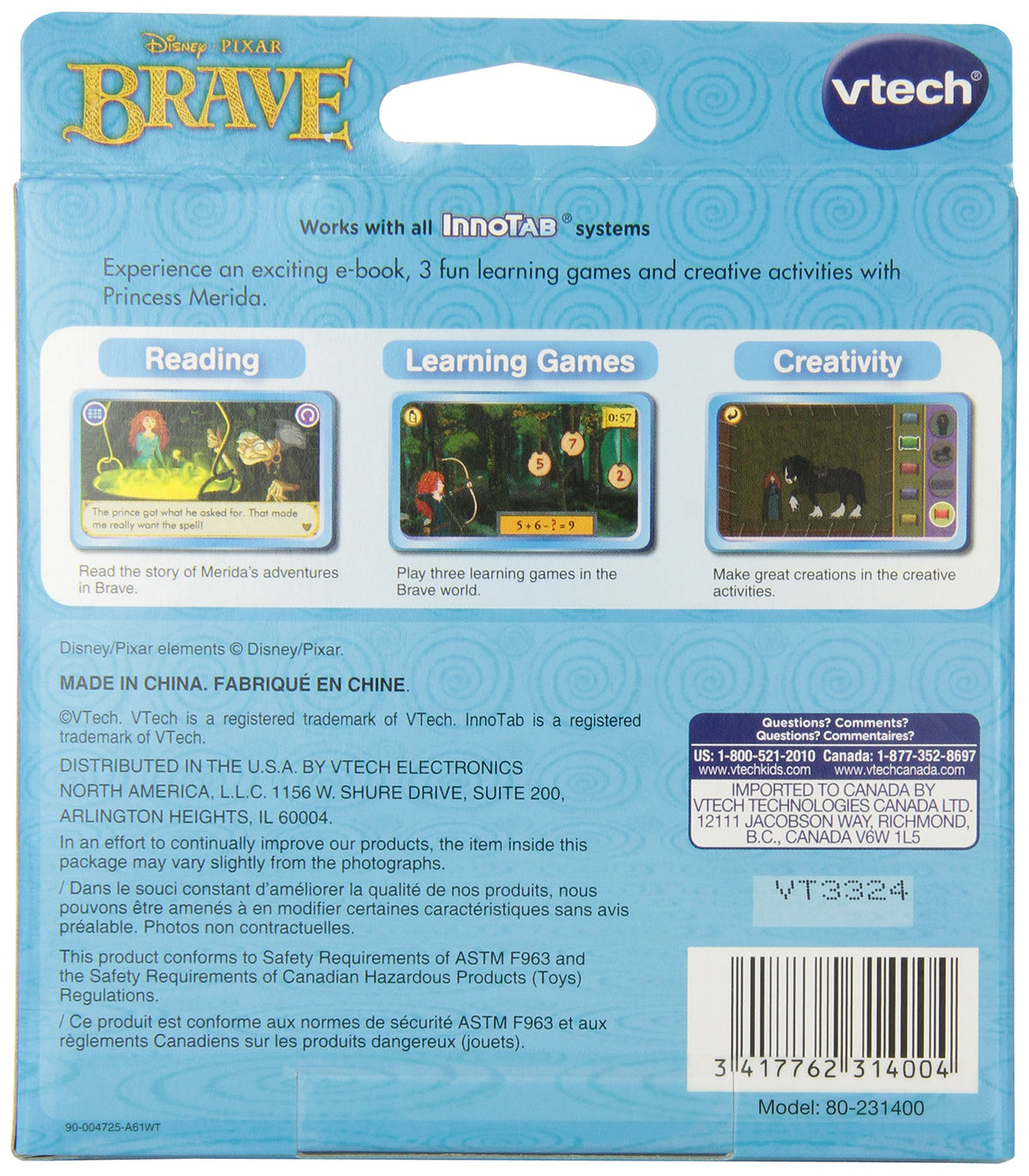 V Tech InnoTab Software - Brave