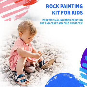 Spicebox Kits for Kids Rock Painting Toy, Model: 5522716