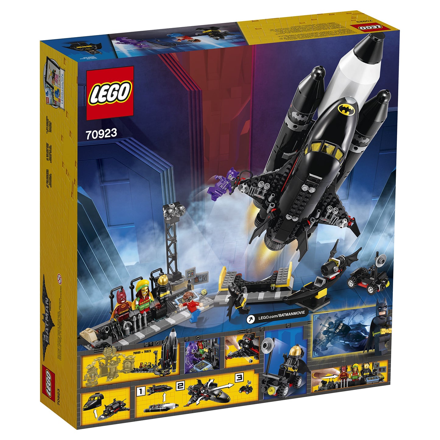 LEGO Batman Movie DC The Bat-Space Shuttle 70923 Building Kit (643 Piece)
