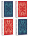 Timenued Playing Cards 4 Pack,Plastic Waterproof Playing Cards Bulk for Adults and Seniors,4 Decks of Poker Cards Professional Set, Standard Poker