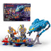 Mattel Brick Shop Masters of the Universe Building Set, Attack of the Collector with 594 Pieces and 12 Figures, Adult Collectors and Ages 13+ (Amazon