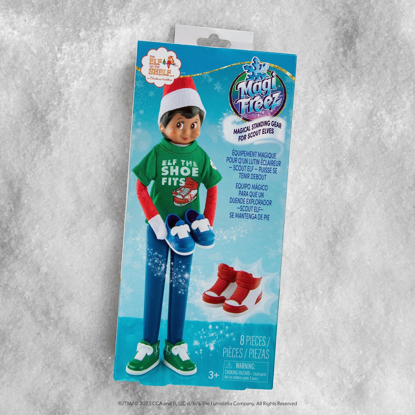 The Elf on the Shelf MagiFreez® Cool Kicks Sneaker Trio-Mix and Match Sneaker Accessory Pack for Your Scout Elf - Scout Elf Not Included