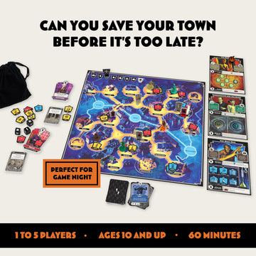 Ravensburger Horrified Games - Universal Monsters - Strategy Board Game - Boost Critical Thinking & Teamwork - Cooperative Gameplay - Unique Monster