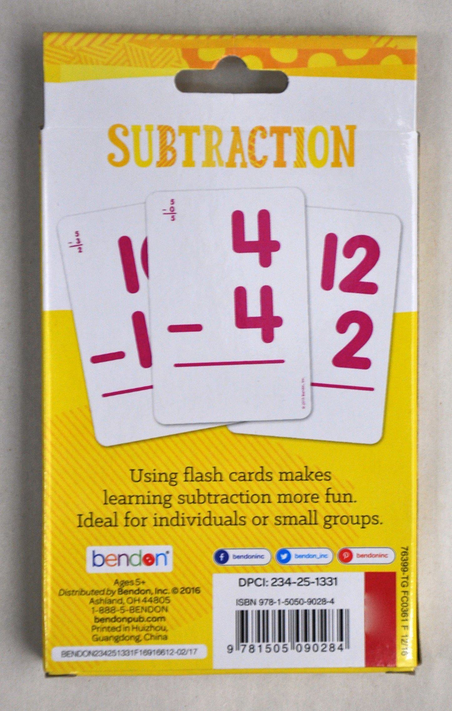 Addition & Subtraction Flashcards - Math for Kindergarten 1st Grade - Learning Practice Flash Card Bundle