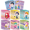 32 Sheet Demon Stickers for Kids Teens, Mixed & Matched with 8 Designed Characters Stickers for Party Decoration, Reward, Decor, Gift Idea