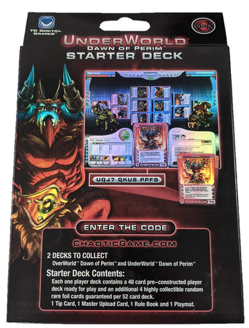 Chaotic Dawn of Perim Trading Card Game UnderWorld Starter Deck