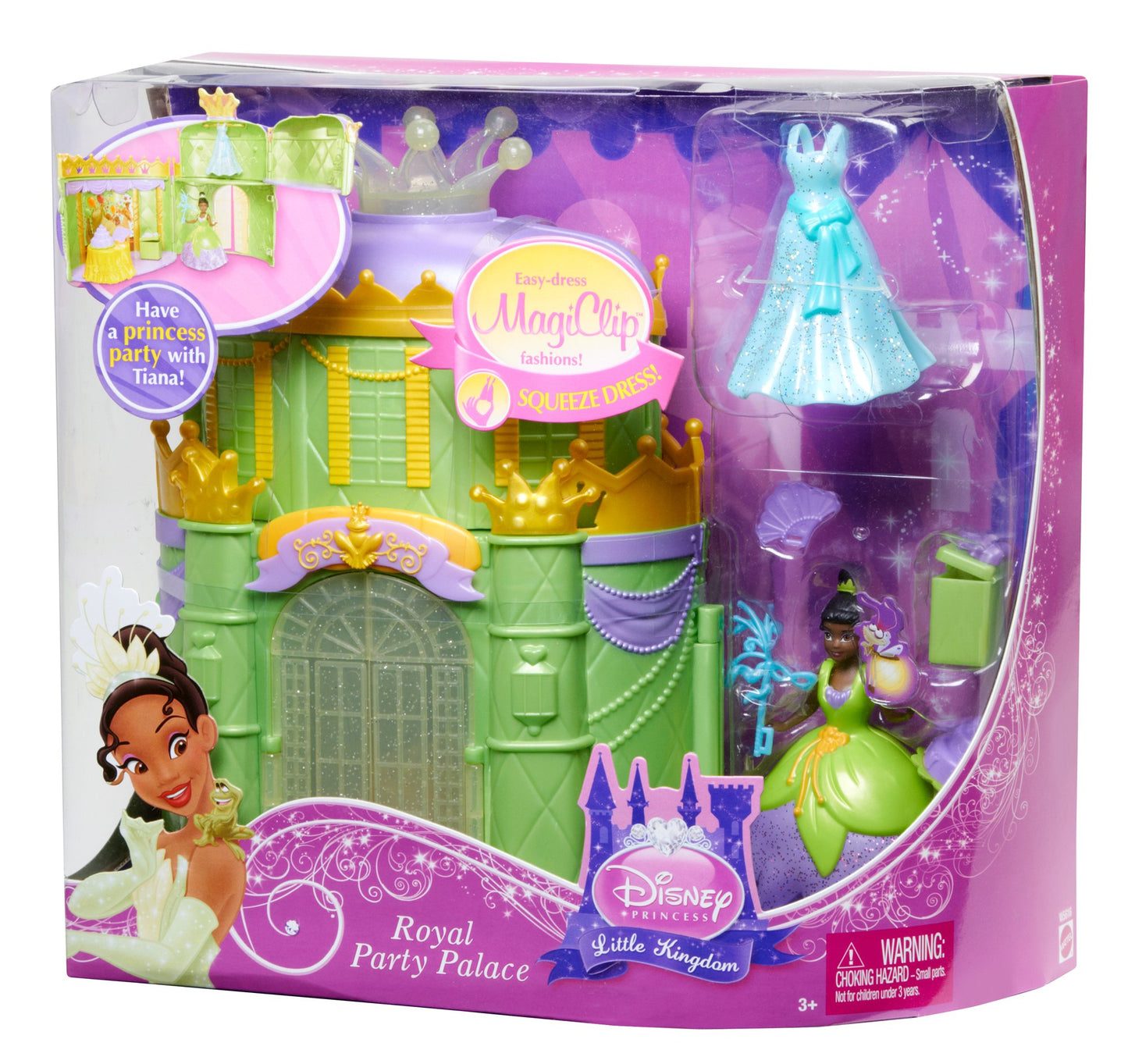 Mattel Disney Princess Royal Party Tiana Palace Playset