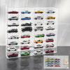 KASTUN Display Case for 32 Hot Wheels,Matchbox Cars,Display Case Wall Mount,Transparent Storage Case for 1/64 Diecast Cars,Wall
